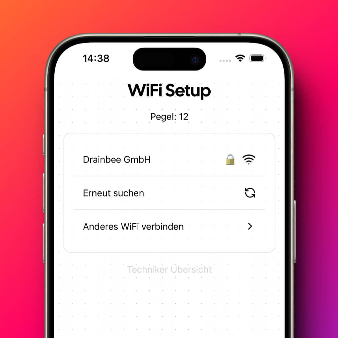 Wi-Fi-asetukset sovelluksessa: valitse verkko
